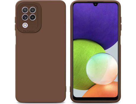 Carcasa para Samsung Galaxy A22 4G Marrón