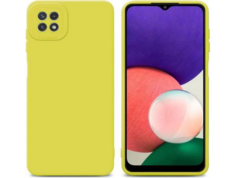 Carcasa para Samsung Galaxy A22 5G Amarillo