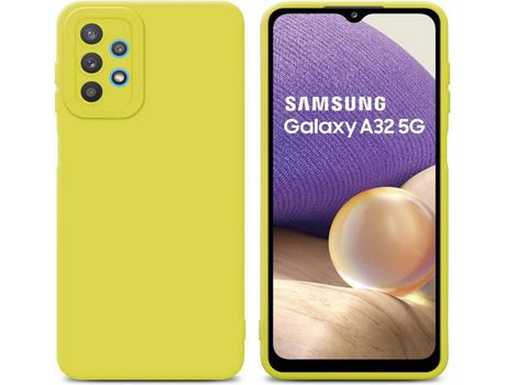 Carcasa para Samsung Galaxy A32 5G Amarillo