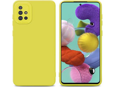 Carcasa para Samsung Galaxy A51 4G / M40s Amarillo