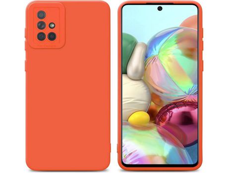 Carcasa para Samsung Galaxy A71 4G Naranja