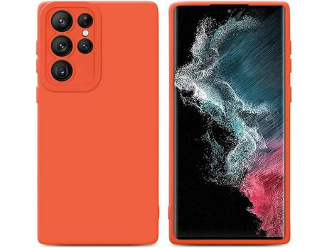 Carcasa para Samsung Galaxy S22 ULTRA Naranja