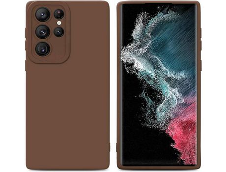 Carcasa para Samsung Galaxy S22 ULTRA Marrón