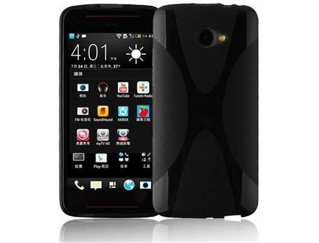 Carcasa para HTC BUTTERFLY S CADORABO Negro