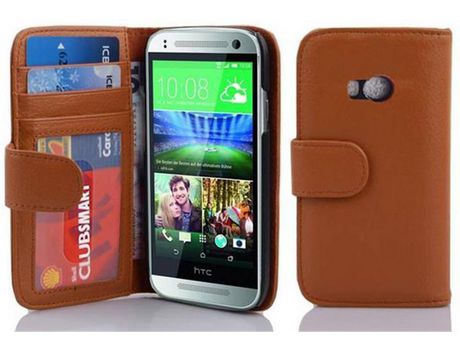 Carcasa para HTC ONE M8 MINI CADORABO Castanho