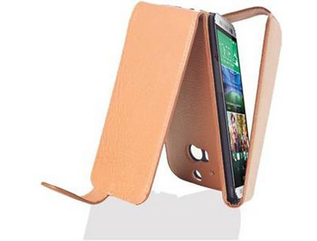 Carcasa para HTC ONE M8 CADORABO Castanho
