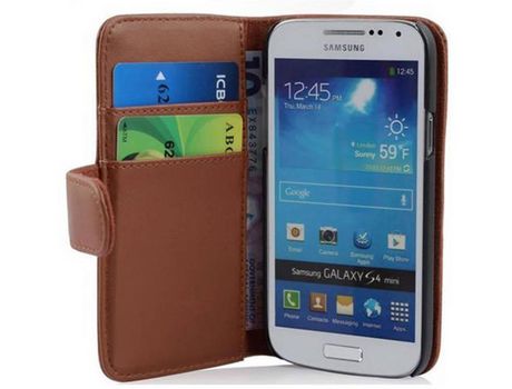 Carcasa para Samsung Galaxy S4 MINI Marrón