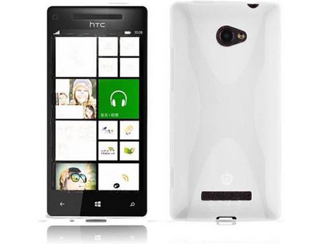Carcasa para HTC Windows Phone 8X CADORABO Blanco