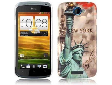 Carcasa para HTC ONE S CADORABO Marrón