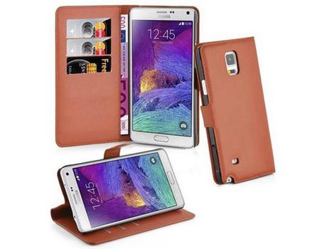 Carcasa para Samsung Galaxy NOTE 4 Marrón