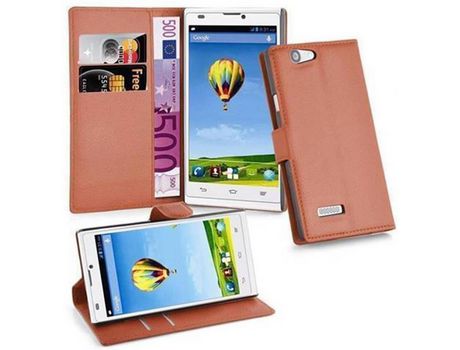 Carcasa para ZTE Blade L2 CADORABO Marrón