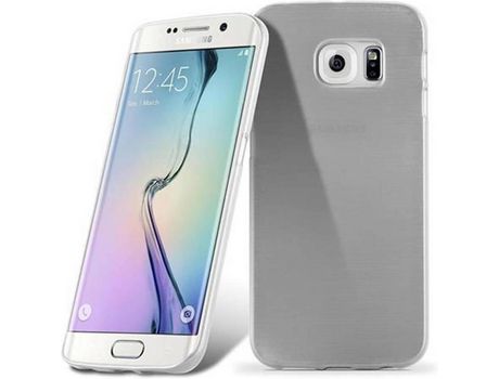 Carcasa para Samsung Galaxy S6 EDGE Plateado