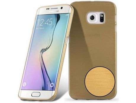 Carcasa para Samsung Galaxy S6 EDGE Dorado