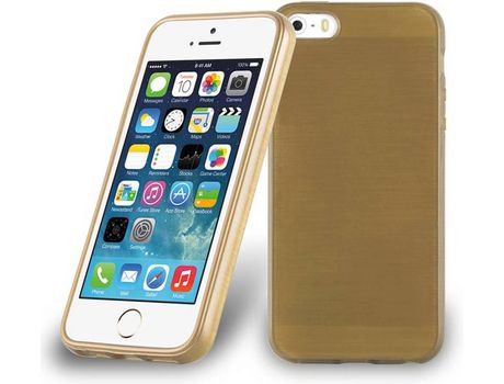 Carcasa para iPhone 5 / 5S / SE 2016 CADORABO Dourado