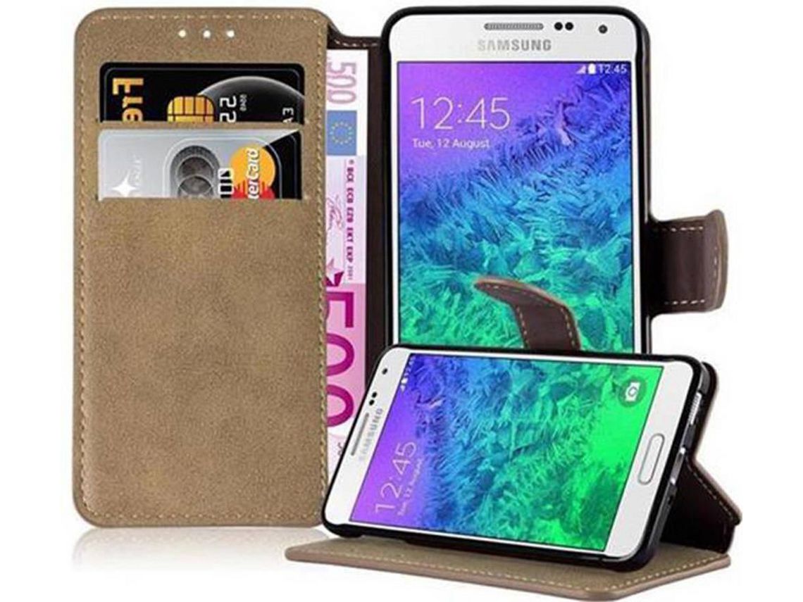Carcasa para Samsung Galaxy ALPHA Marrón