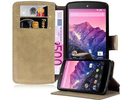Carcasa para LG NEXUS 5 CADORABO Marrón