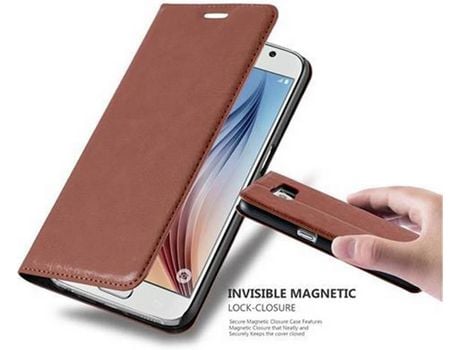 Carcasa para Samsung Galaxy S6 Marrón