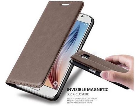 Carcasa para Samsung Galaxy S6 Marrón
