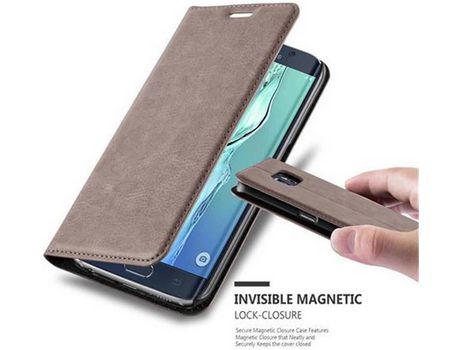 Carcasa para Samsung Galaxy S6 EDGE Marrón