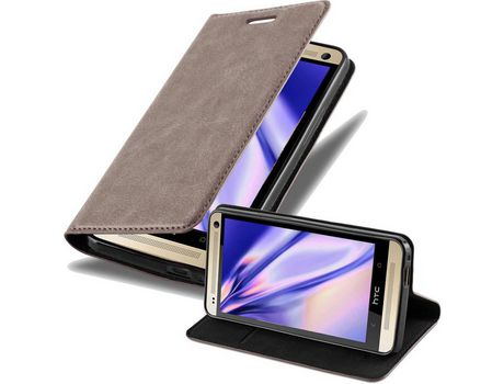 Carcasa para HTC ONE M7 CADORABO Marrón