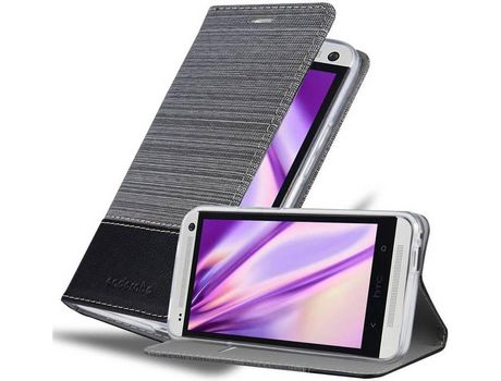 Carcasa para HTC ONE M7 CADORABO Gris