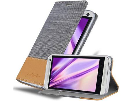 Carcasa para HTC ONE M7 CADORABO Gris