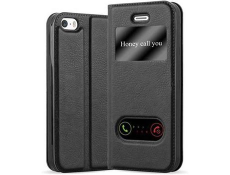 Carcasa para iPhone 5 / 5S / SE 2016 CADORABO Negro