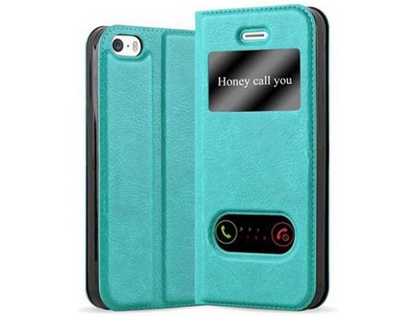 Carcasa para iPhone 5 / 5S / SE 2016 CADORABO Turquesa