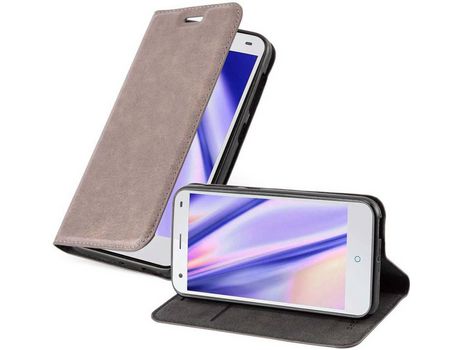 Carcasa para ZTE Blade S6 CADORABO Castanho