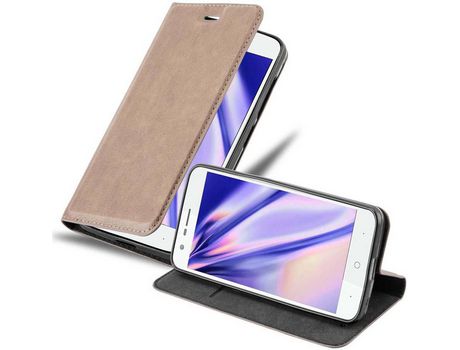 Carcasa para ZTE Blade V8 MINI CADORABO Castanho