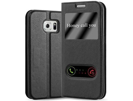Carcasa para Samsung Galaxy S6 EDGE PLUS Negro