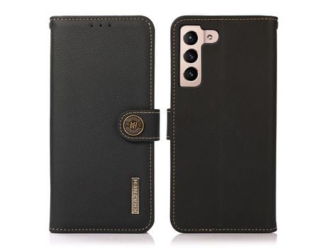 Funda para Samsung Galaxy S22(Cuero - Negro)