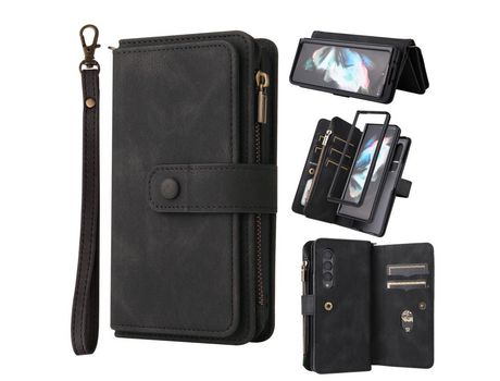 Funda para Samsung Galaxy Z Fold3 5G(PU - Negro)