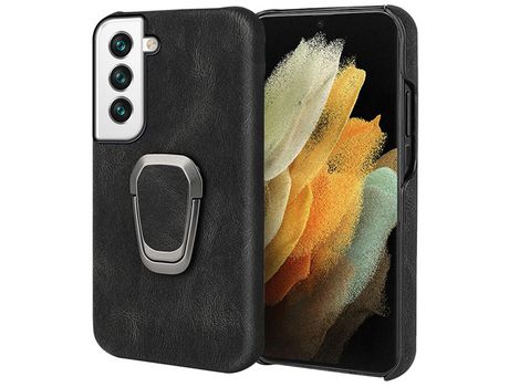 Funda para Samsung Galaxy S22(TPU y PU - Negro)