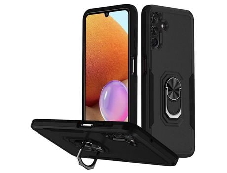 Funda para Samsung Galaxy A13 5G(TPU y PU - Negro)