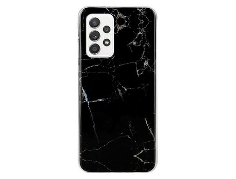 Funda para Samsung Galaxy A33 5G(TPU y PU - Negro)