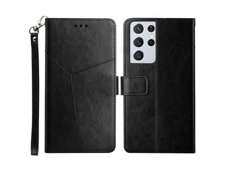 Funda para Samsung Galaxy S21 Ultra 5G(PU - Negro)