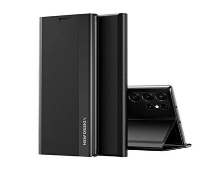Funda para Samsung Galaxy S22 Ultra(TPU y PU - Negro)