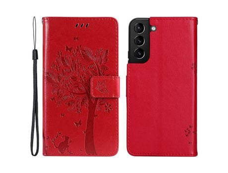 Funda para Samsung Galaxy S22 Plus(PU - Rojo)