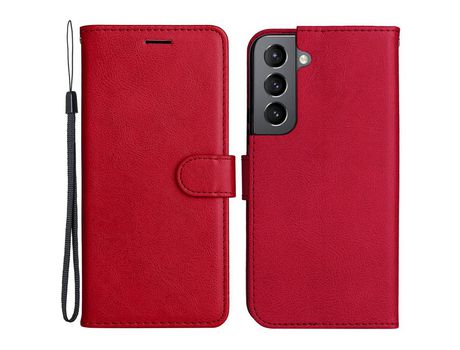 Funda para Samsung Galaxy S22(PU - Rojo)