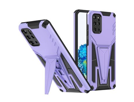 Funda para Samsung Galaxy S20 Plus(TPU y PU - Morado)