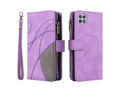 Funda para Samsung Galaxy A22 5G (Eu Version)(PU - Morado)