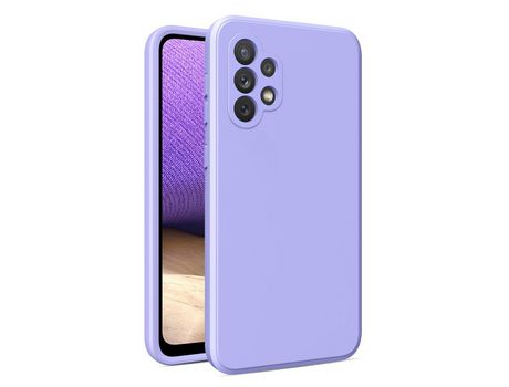 Funda para Samsung Galaxy A32 4G(TPU y PU - Morado)