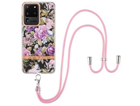 Funda para Samsung Galaxy S20 Ultra(TPU y PU - Morado)