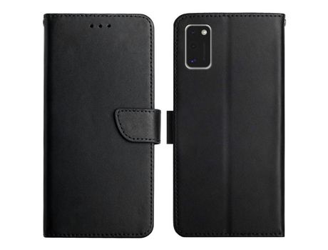 Funda para Samsung Galaxy A41 (Global Version)(Cuero - Negro)