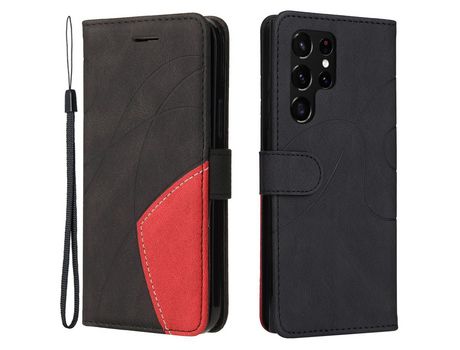 Funda para Samsung Galaxy S22 Ultra(PU - Negro)