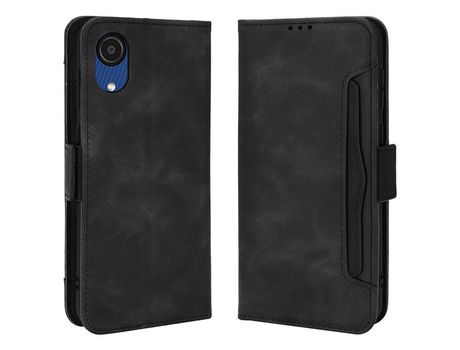 Funda para Samsung Galaxy A03 Core(PU - Negro)
