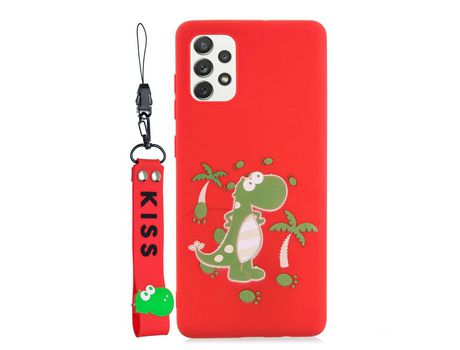 Funda para Samsung Galaxy A33 5G(Silicona - Rojo)