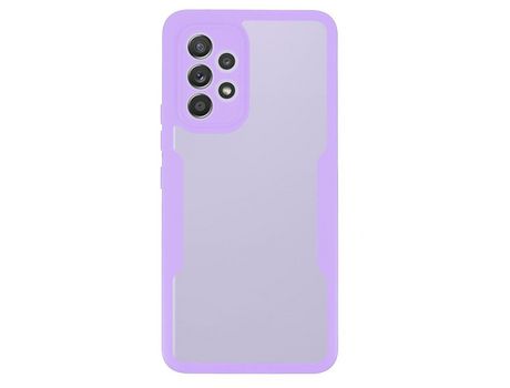 Funda para Samsung Galaxy A53 5G(TPU y PU - Morado)