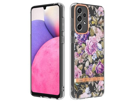 Funda para Samsung Galaxy A33 5G(TPU y PU - Morado)